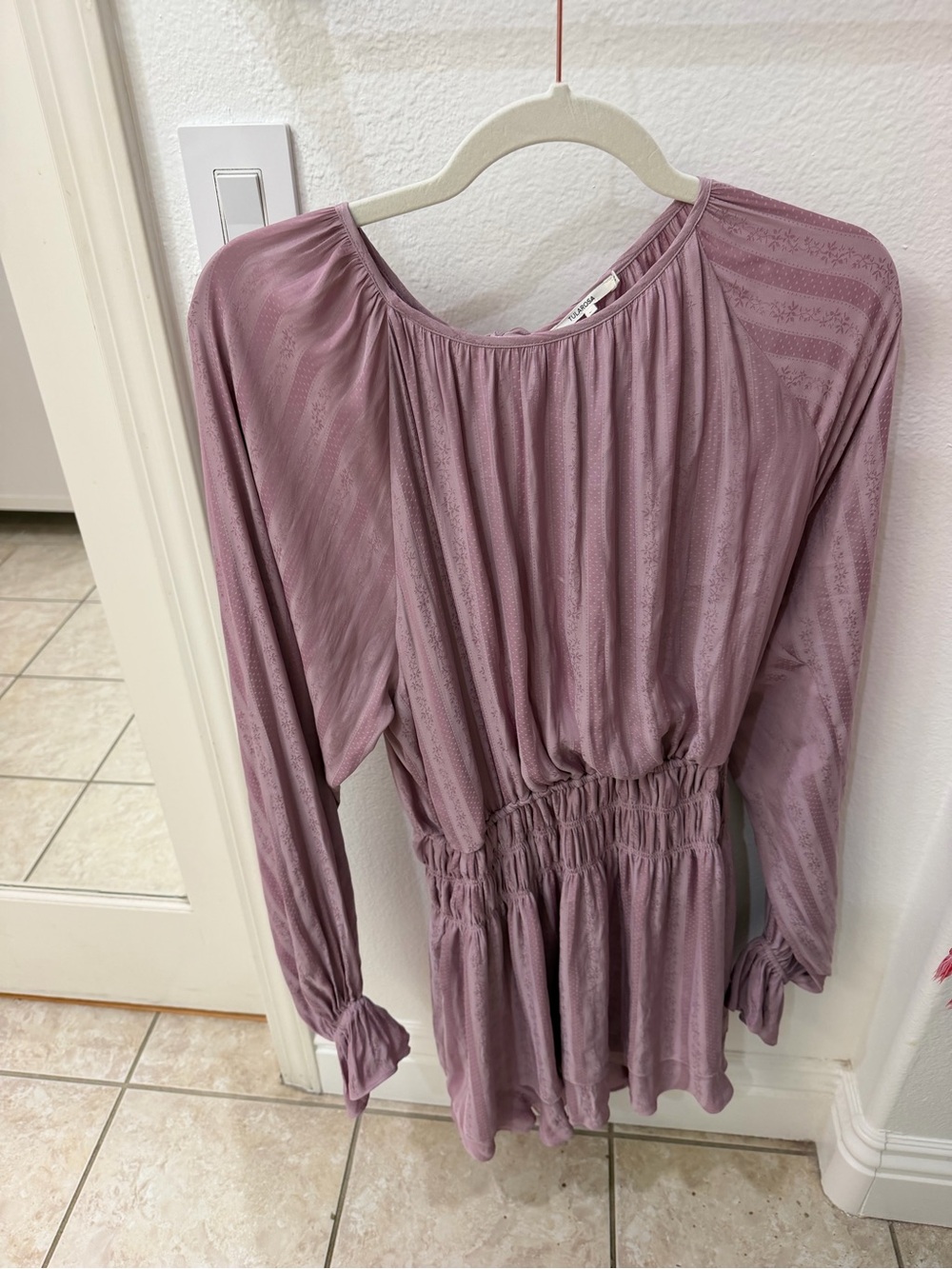NEW Tularosa Open Back Smocked Dress - Picture 4 of 16
